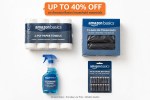 Amazon Basics household essentials up to 40 percent off - paper towels, trash bags, cleaner and batteries