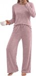 OFEEFAN Womens Pajama Sets 2 Piece Lounge Set
